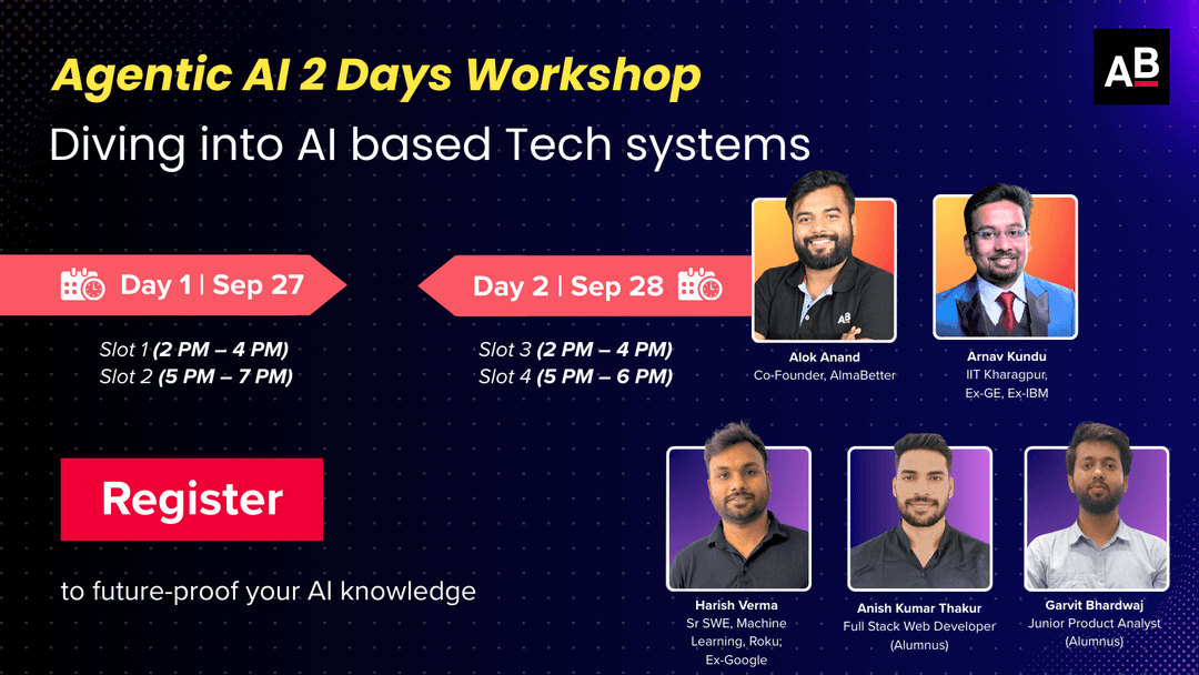 Agentic AI 2 Days Workshop: Diving into AI based Tech systems